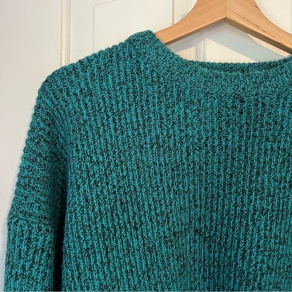 Saturdays | VINTAGE 90s Crewneck Sweater, Large, Blue, Relaxed, Grandpa - Picture 3 of 8